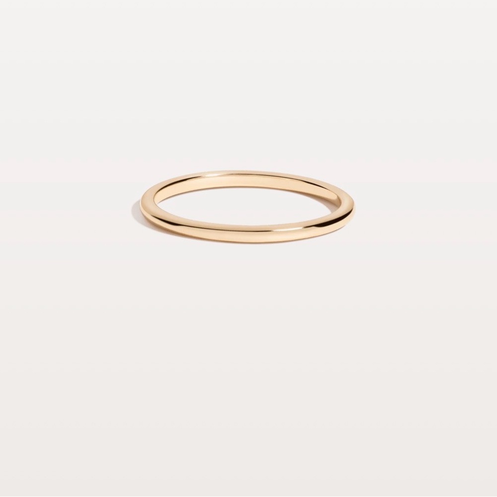 Aurate Gold Stackable Ring - image 2